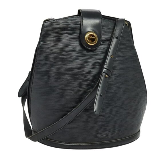 LOUIS VUITTON Epi Cluny Shoulder Bag Black M52252 LV Auth 128080 - Picture 1 of 16